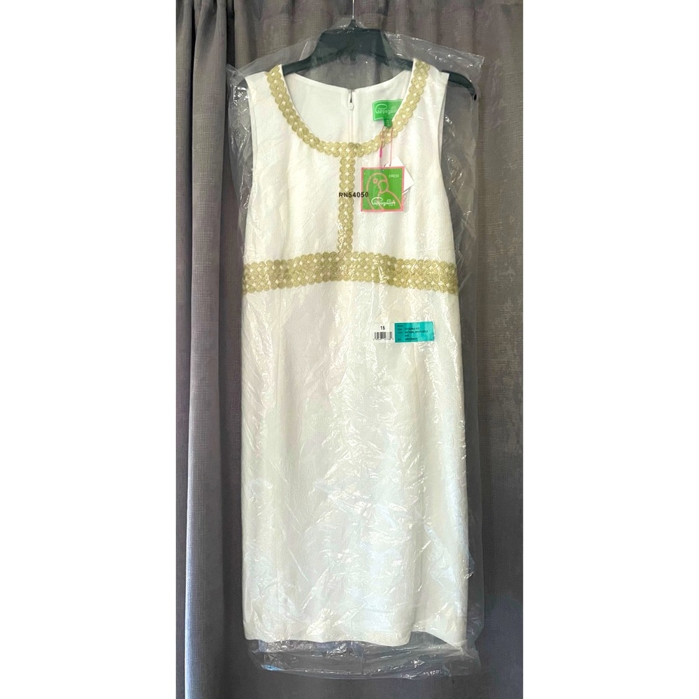 White Lilly Pulitzer style dress